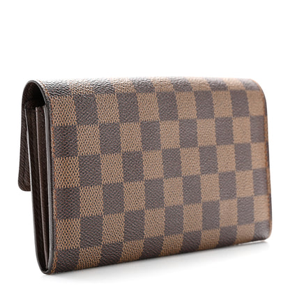 Louis Vuitton Damier Ebene Sarah Wallet 3 of 9