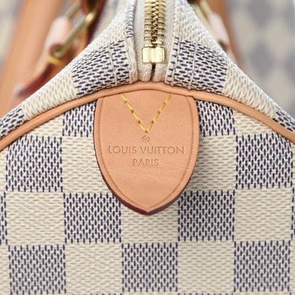 Louis Vuitton Damier Azur Speedy 30 6 of 7