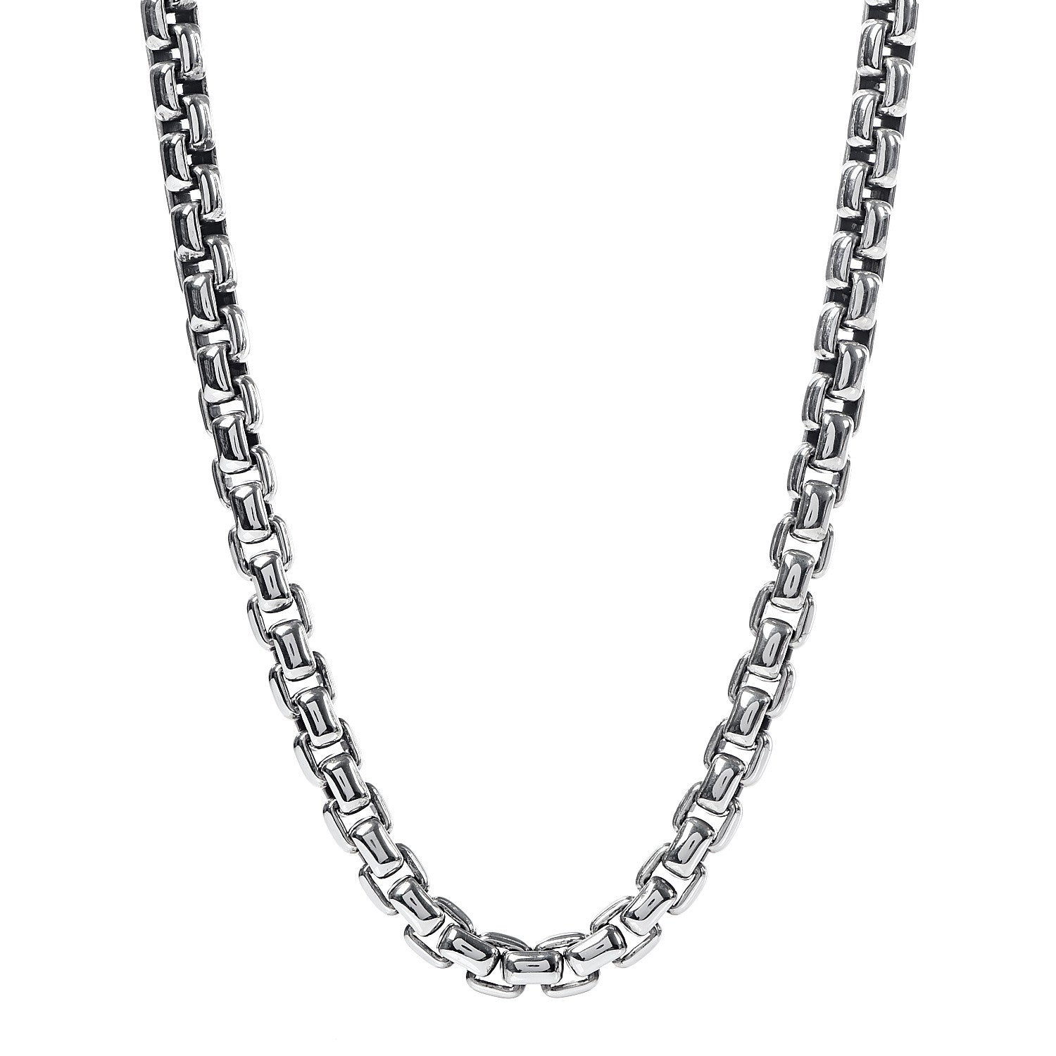 David Yurman Sterling Silver 7.5mm Box Chain Necklace 20" 1 of 4
