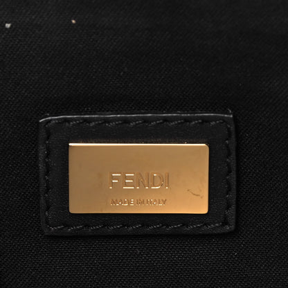 Fendi Vitello Dolce Baguette Shoulder Bag Black 8 of 9