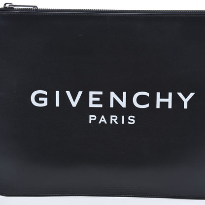 Givenchy Calfskin Large Logo Pouch Black 9 of 10