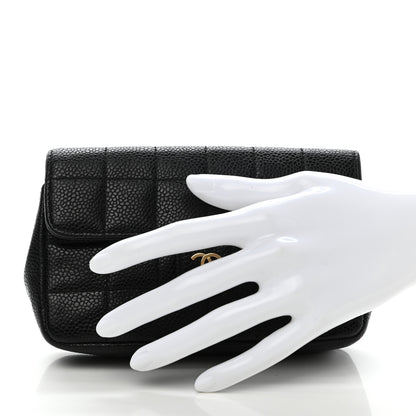 Chanel Caviar Square Stitched Belt Bag Black 2 of 8