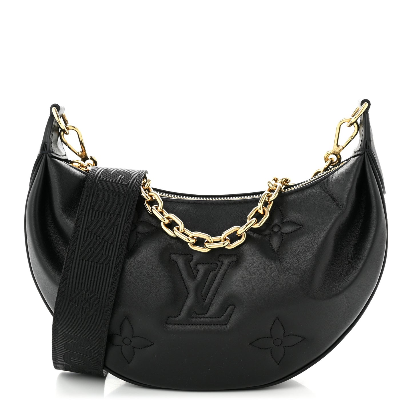 Calfskin Bubblegram Over The Moon Black