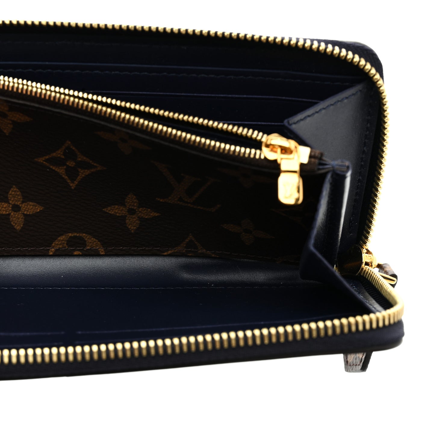 Vernis Miroir Clemence Wallet Blue