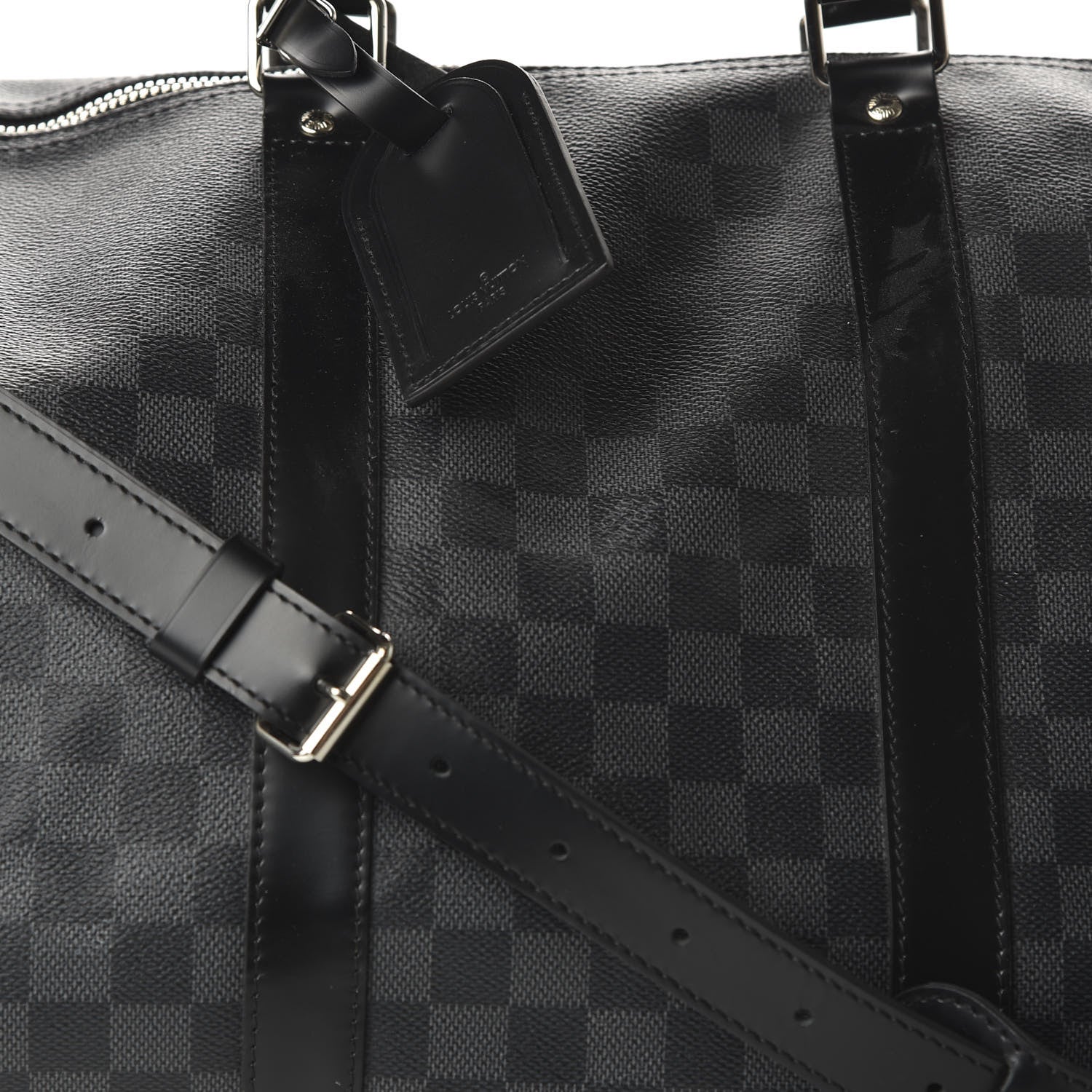 Louis Vuitton Damier Graphite Keepall Bandouliere 55 9 of 9
