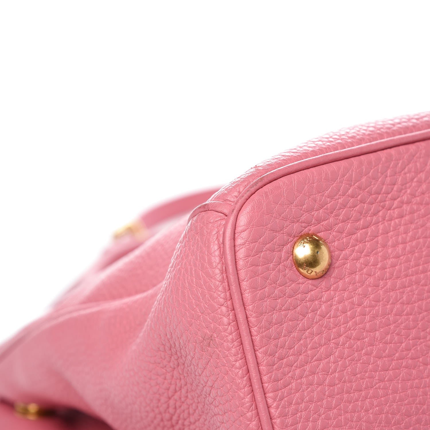 Prada Vitello Daino Tote Begonia 10 of 15