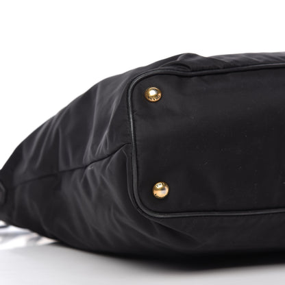 Prada Tessuto Nylon Soft Calf Tote Black 6 of 10