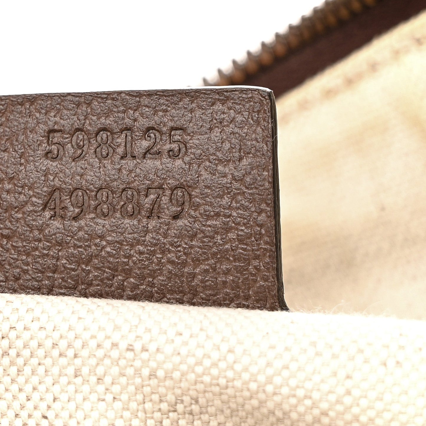 GG Supreme Monogram Web Small Ophidia Half Moon Hobo Brown