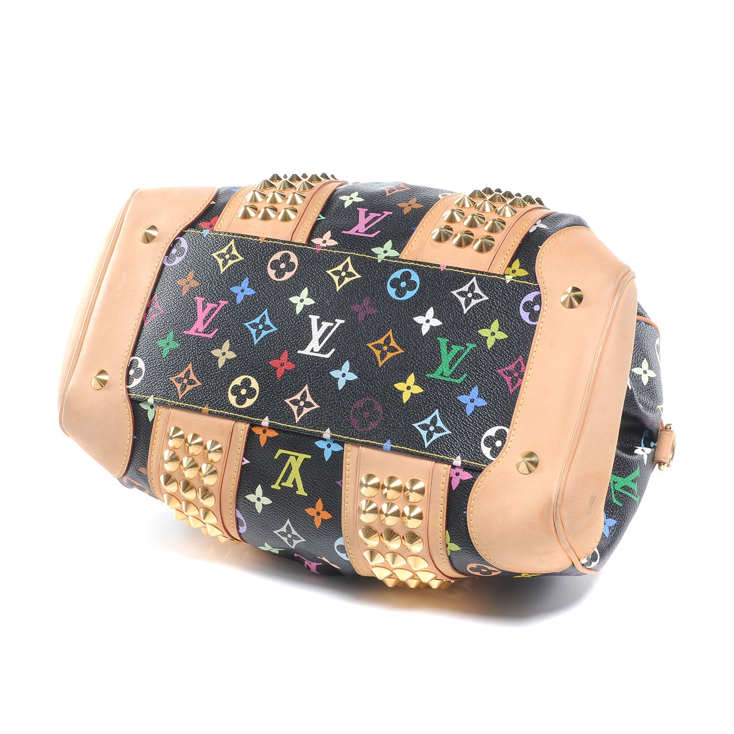 Louis Vuitton Monogram Multicolor Courtney MM Black 4 of 7
