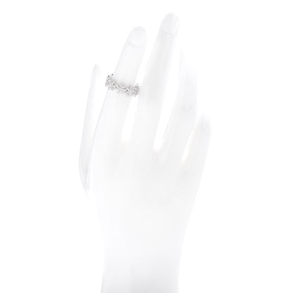 Tiffany 18K White Gold Diamond Daisy Metro Band Ring 49 4.75 2 of 6