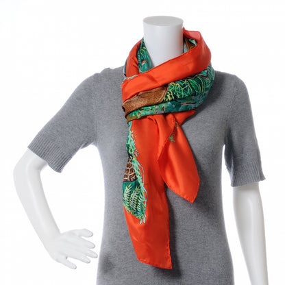 Hermes Summer Silk Equateur Scarf Shawl 140 4 of 7