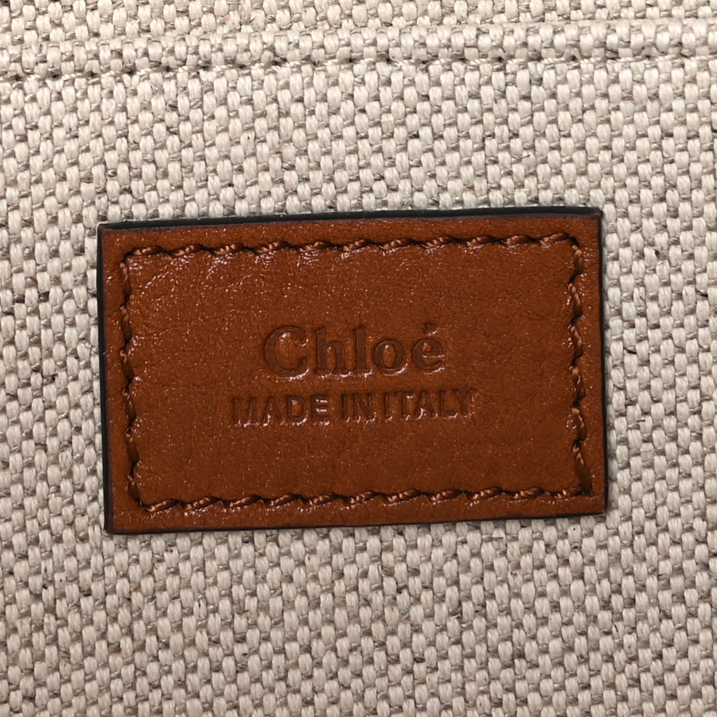 Calfskin Medium Woody Tote Clay Brown