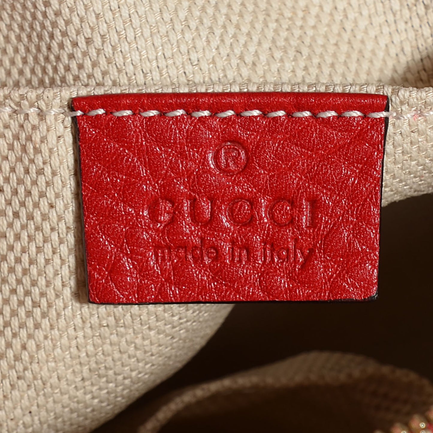 Pebbled Calfskin Small Soho Disco Bag Tabasco Red