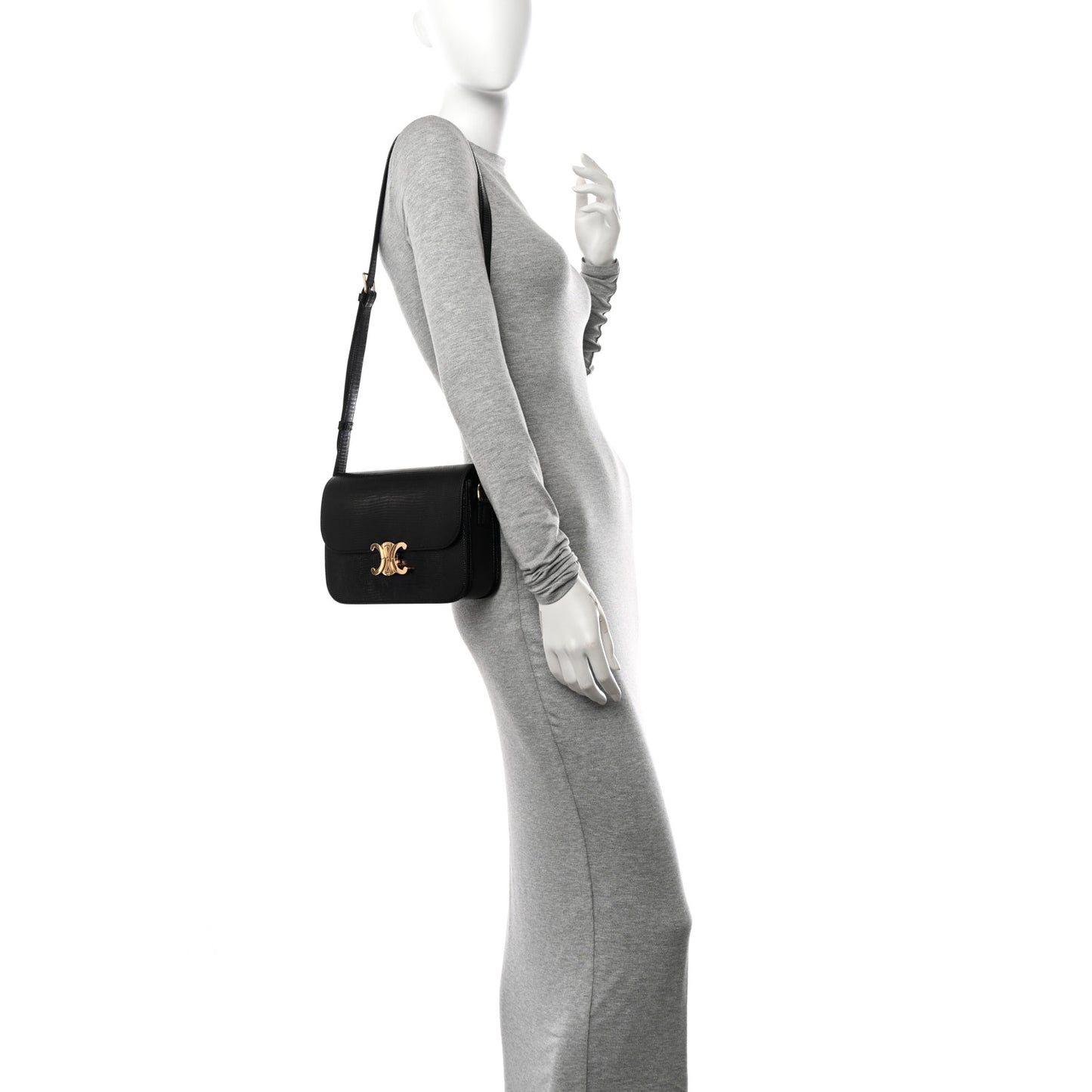 Lizard Medium Triomphe Black