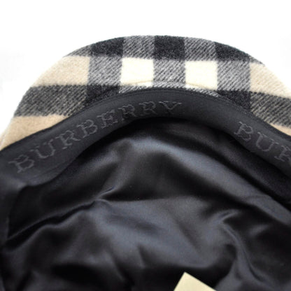 Burberry Wool House Check Jasmine Newsboy Cap Large 6 of 6