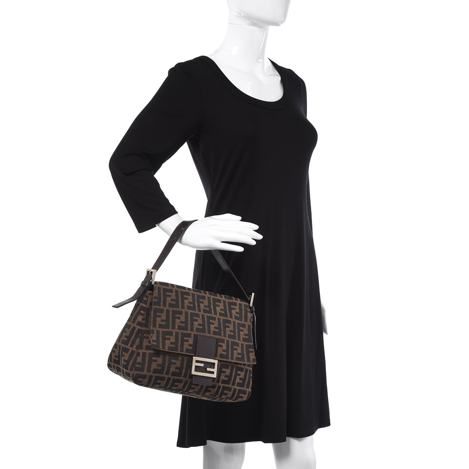 Fendi Zucca Mama Baguette Tobacco 2 of 9