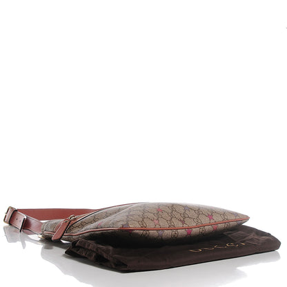 Gucci GG Supreme Stars Small Flat Messenger Bag Pink 11 of 14