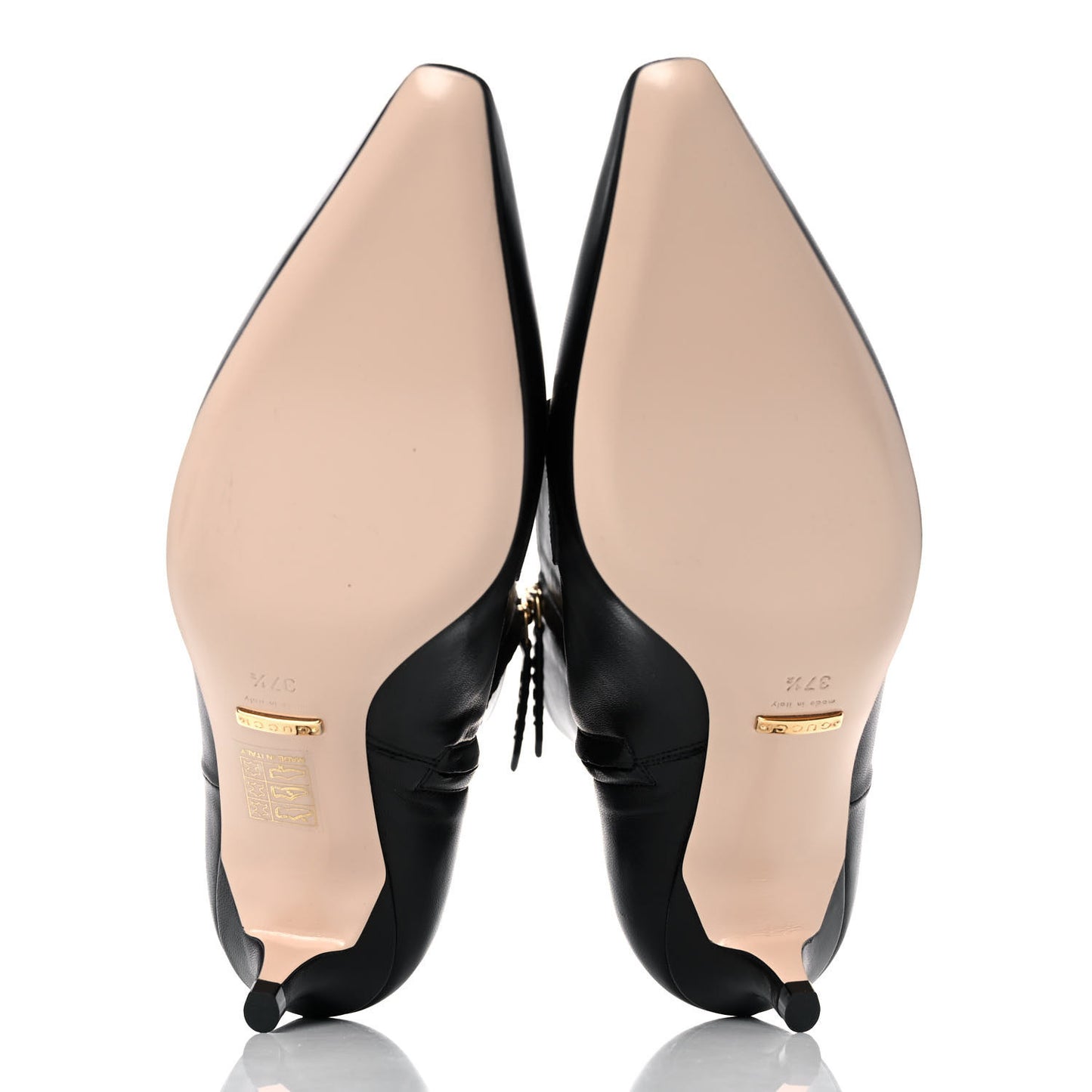 Nappa Zumi Mid Ankle Boots 37.5 Black