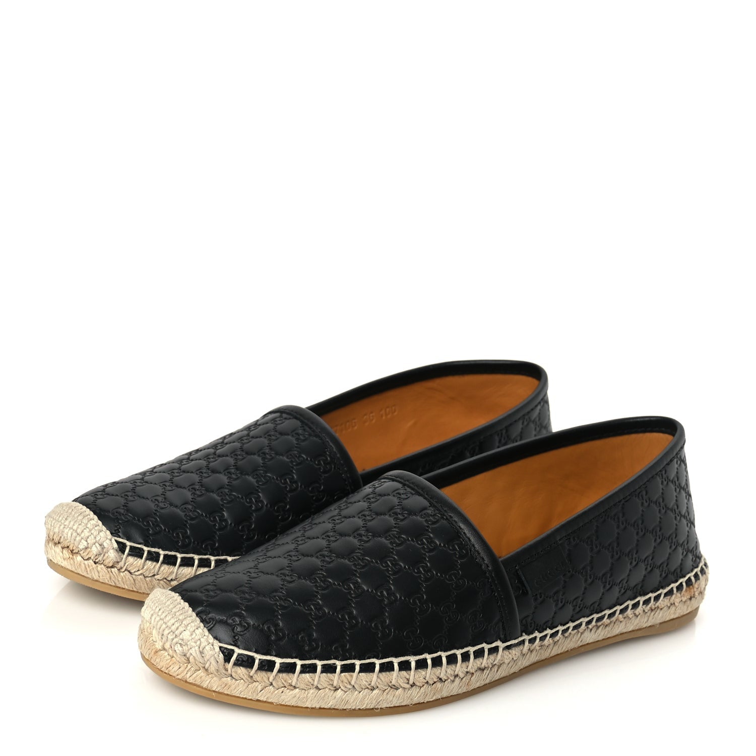 Gucci Microguccissima Signature Espadrilles 36 Black 4 of 9