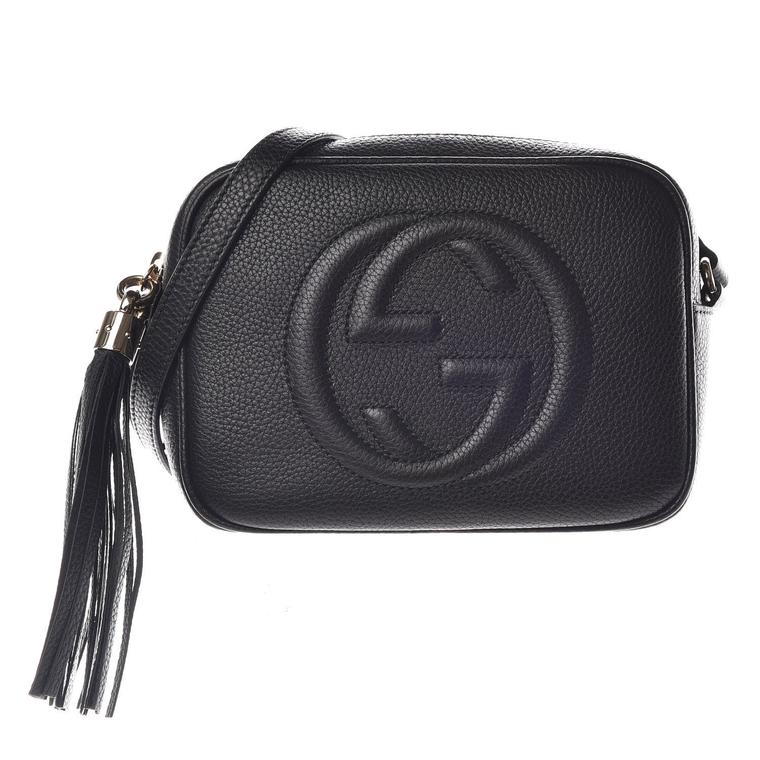 Gucci Pebbled Calfskin Small Soho Disco Bag Black 1 of 11