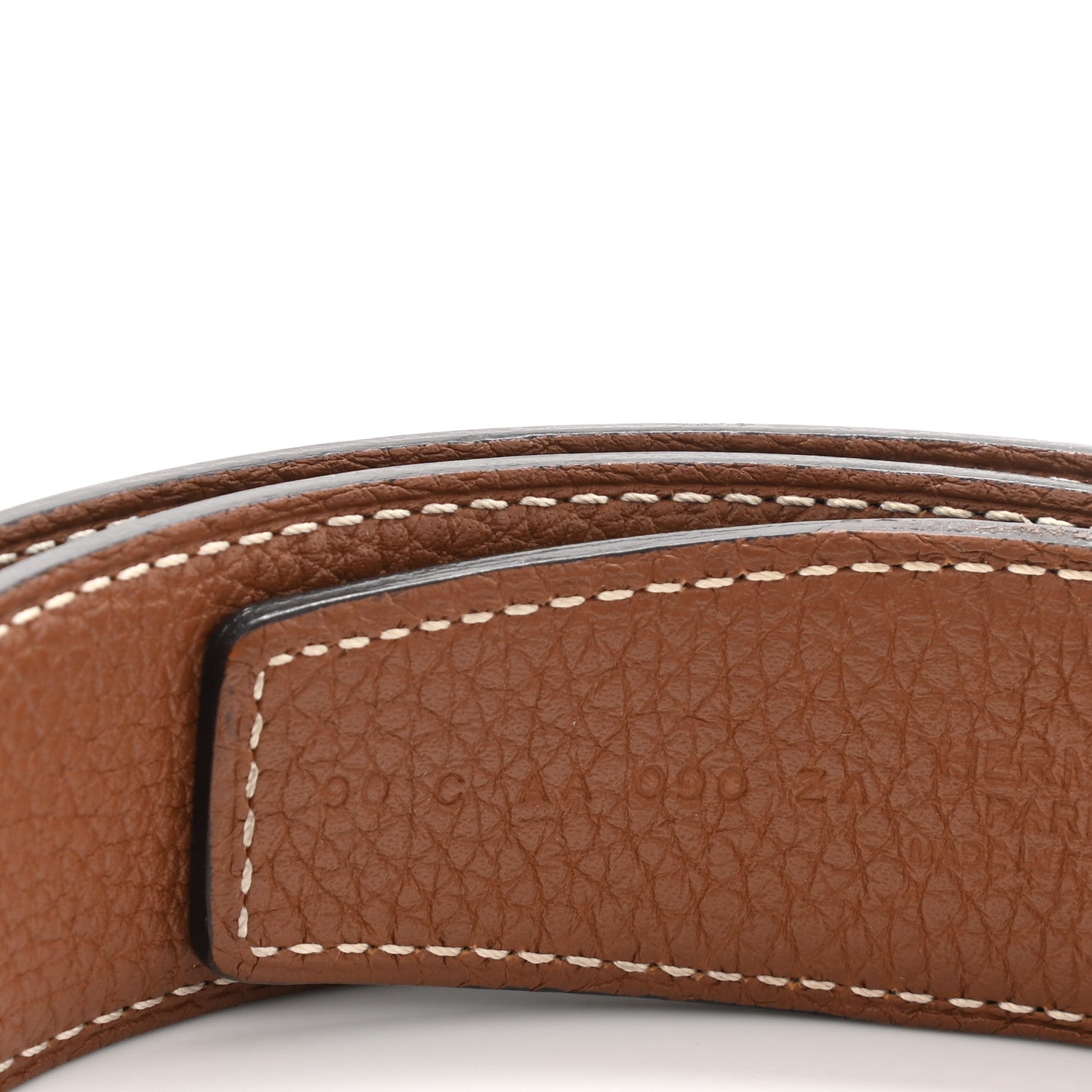 Hermes Box Togo 32mm H Belt 90 Black Gold 4 of 7