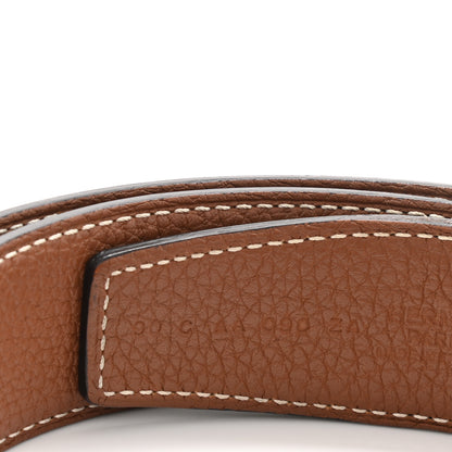 Hermes Box Togo 32mm H Belt 90 Black Gold 4 of 7