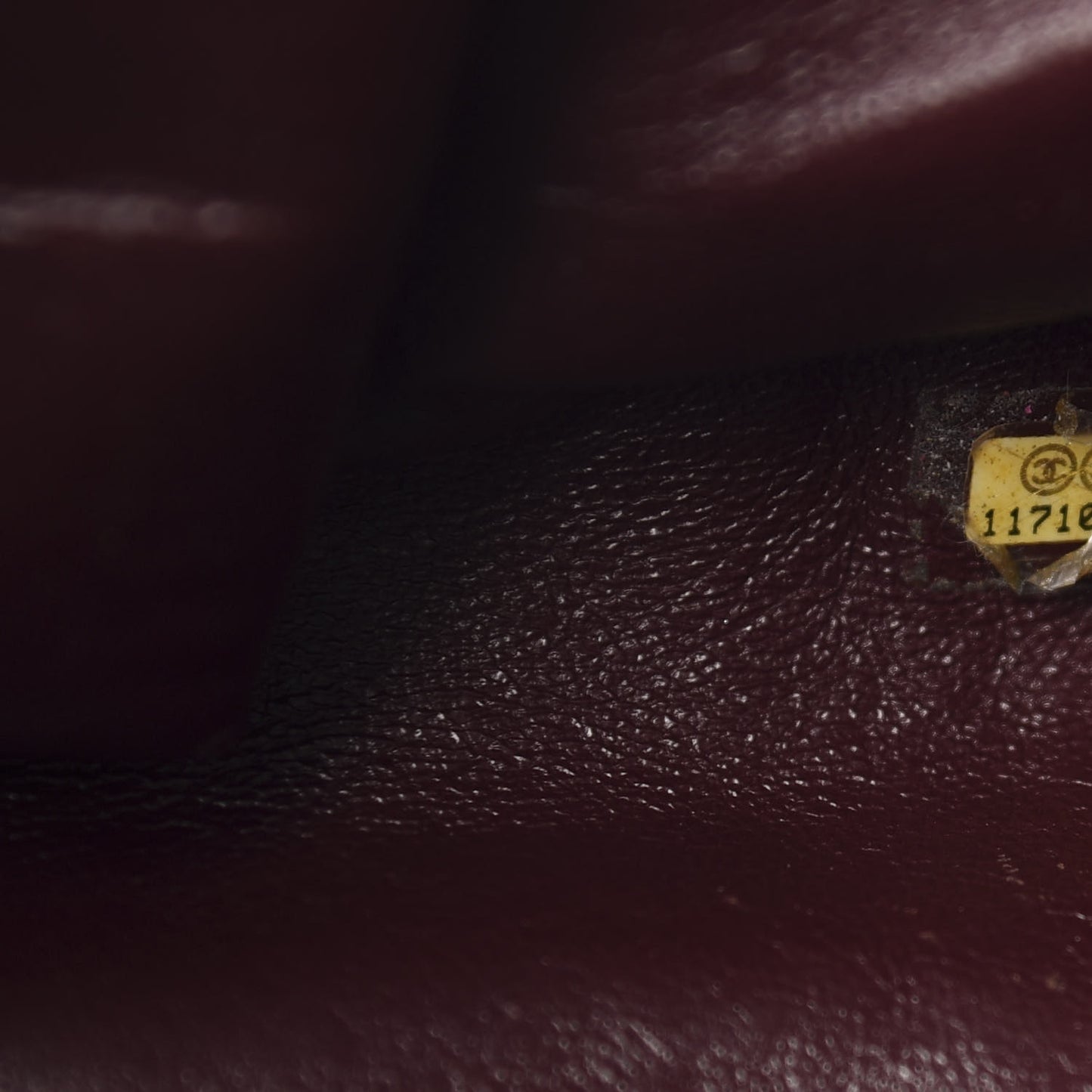 Caviar Quilted CC Timeless Bowler Burgundy