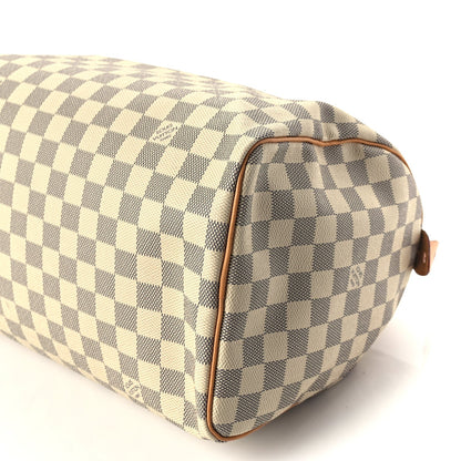 Louis Vuitton Damier Azur Speedy 30 8 of 8