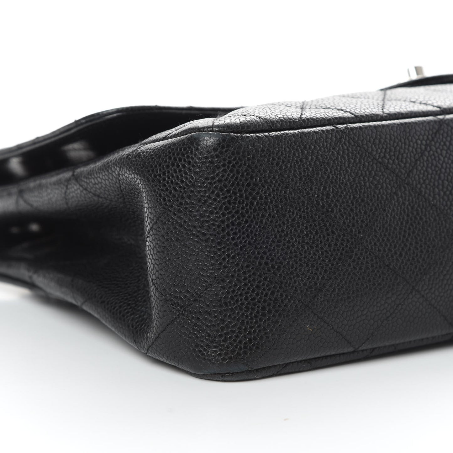 Caviar Quilted Jumbo Single Flap Black