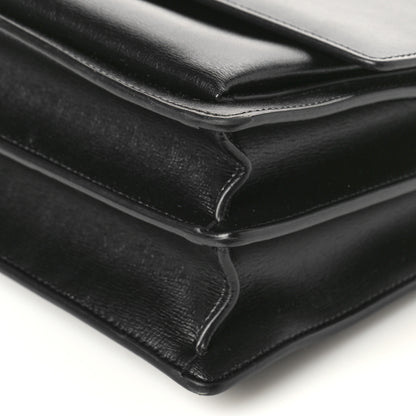 Saint Laurent Calfskin Large Monogram Sunset Black 10 of 11