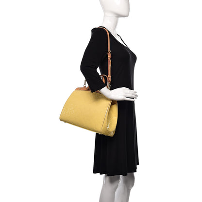 Louis Vuitton Vernis Brea MM Citrine 2 of 8