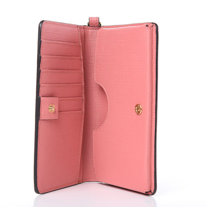 Gucci GG Supreme Monogram Embroidered Face iPhone 6 Case Wristlet Pink 5 of 9