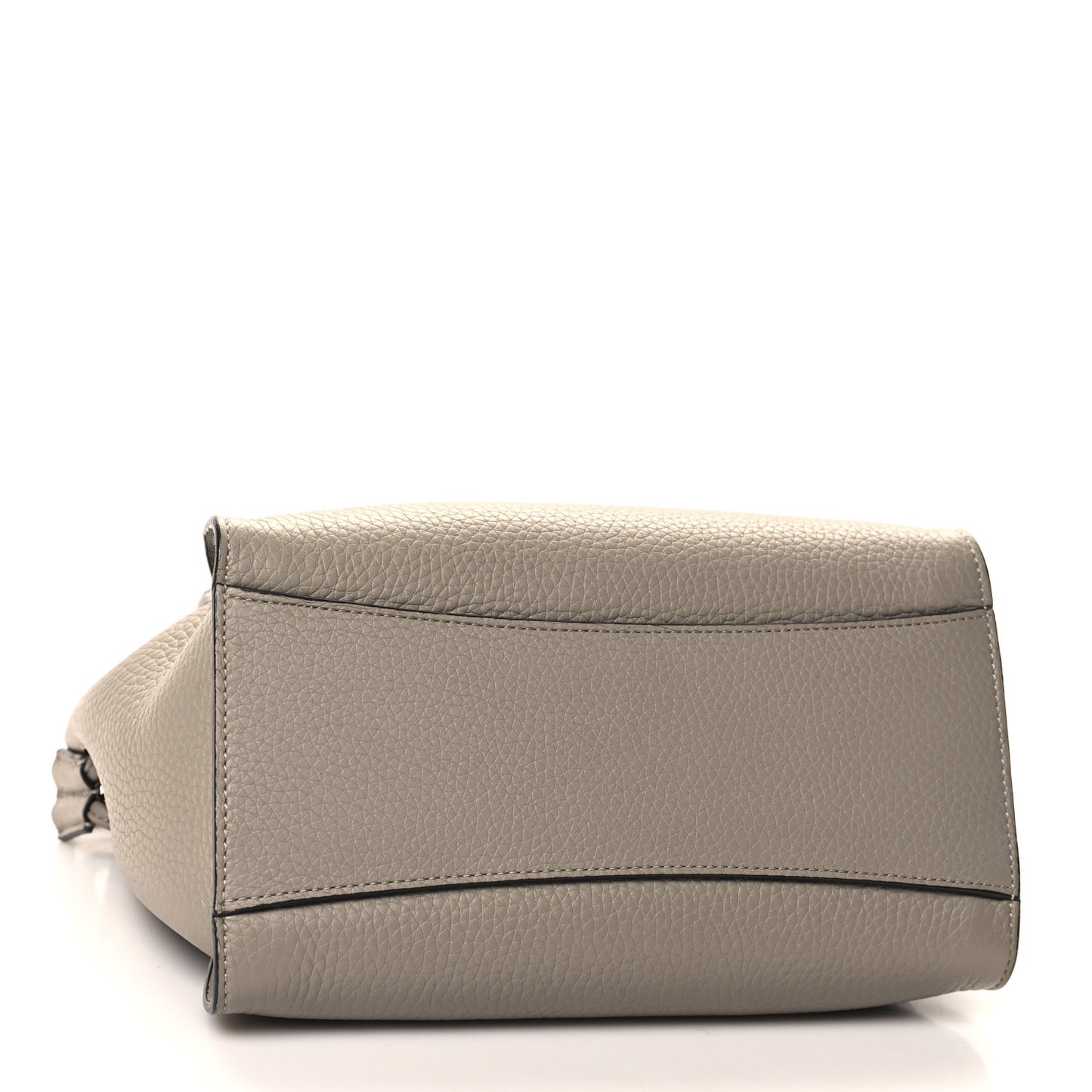Heavy Grain Small Iris Tote Powder Grey Dark Clay