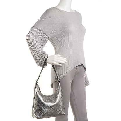 Gucci Guccissima Hobo Silver 2 of 7
