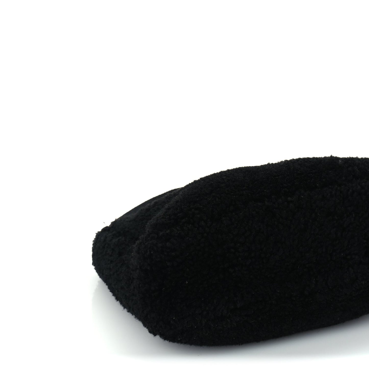 Shearling Mini Re-Edition 2000 Bag  Black