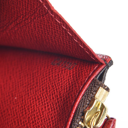 Louis Vuitton Monogram Emilie Wallet Red 7 of 7