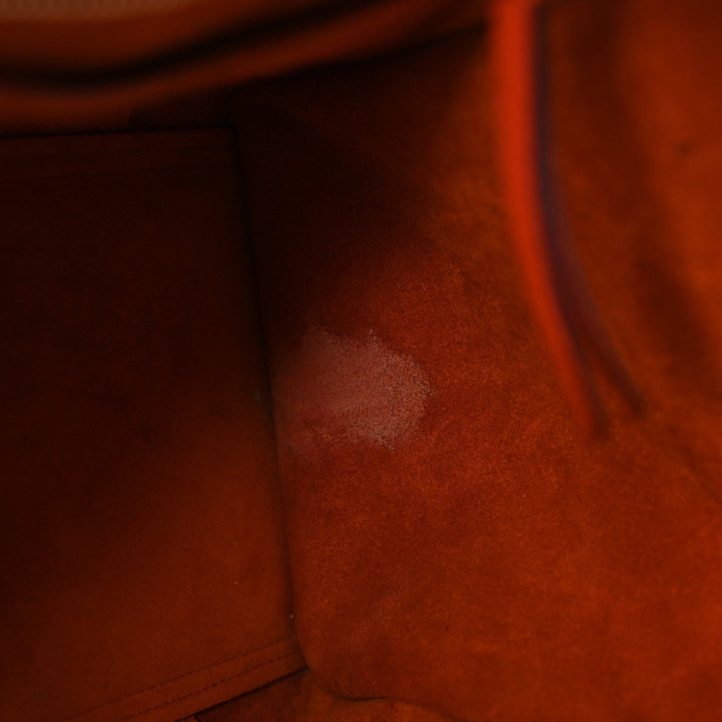 Bullhide Calfskin Small Ring Handbag Burnt Orange