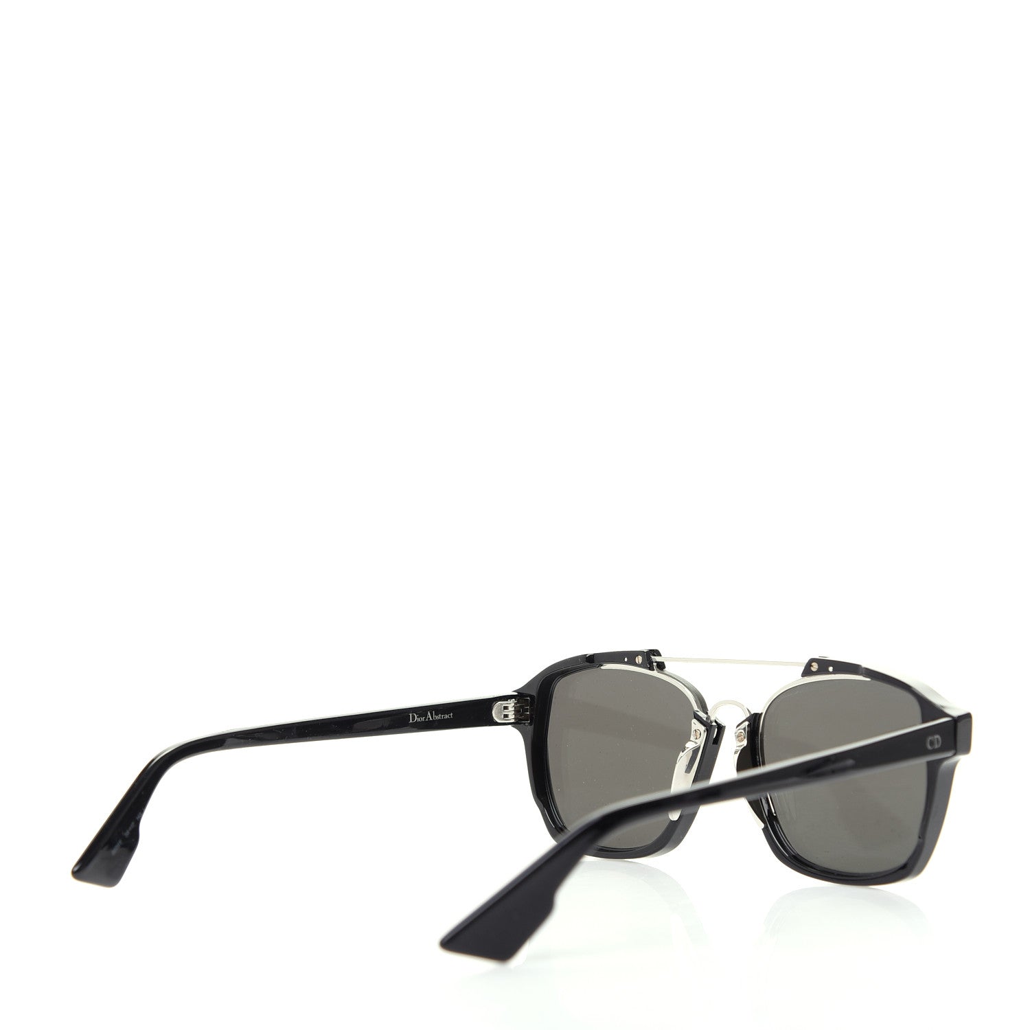 Christian Dior Abstract Square Mirrored Sunglasses Black 4 of 7