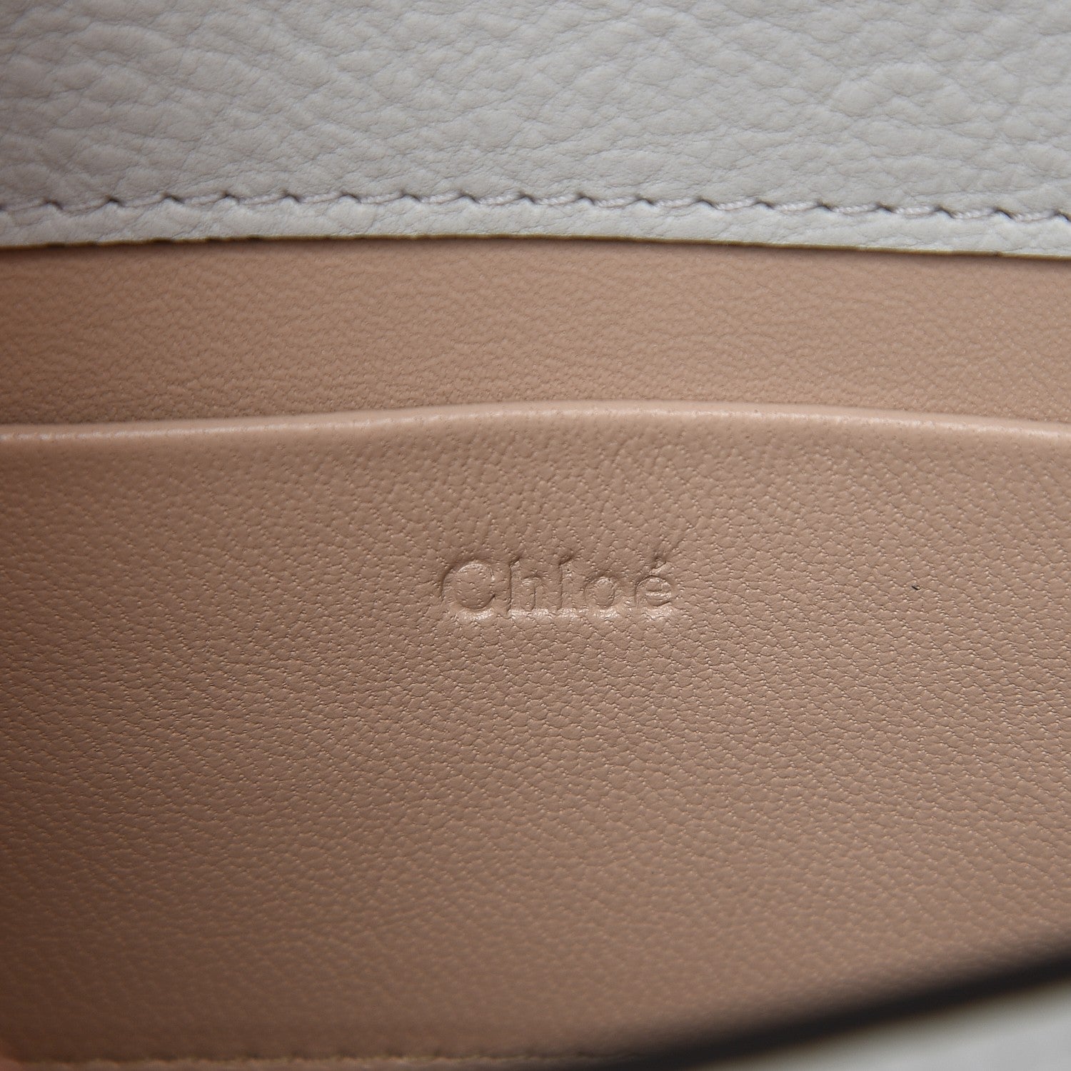 Chloe Calfskin Small Nile Bracelet Minaudiere Bag Airy Grey 6 of 7