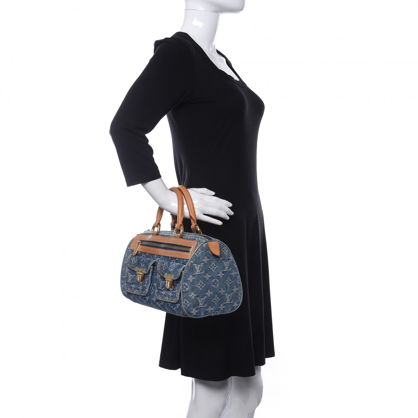 Monogram Denim Neo Speedy Blue