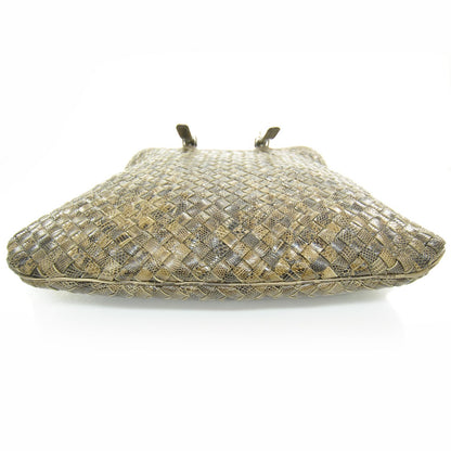 Bottega Veneta Woven Lizard Tote 4 of 9