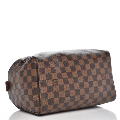 Louis Vuitton Damier Ebene Speedy 25 4 of 9