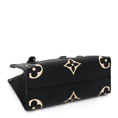 Louis Vuitton Empreinte Monogram Giant Onthego PM Black Beige 4 of 9