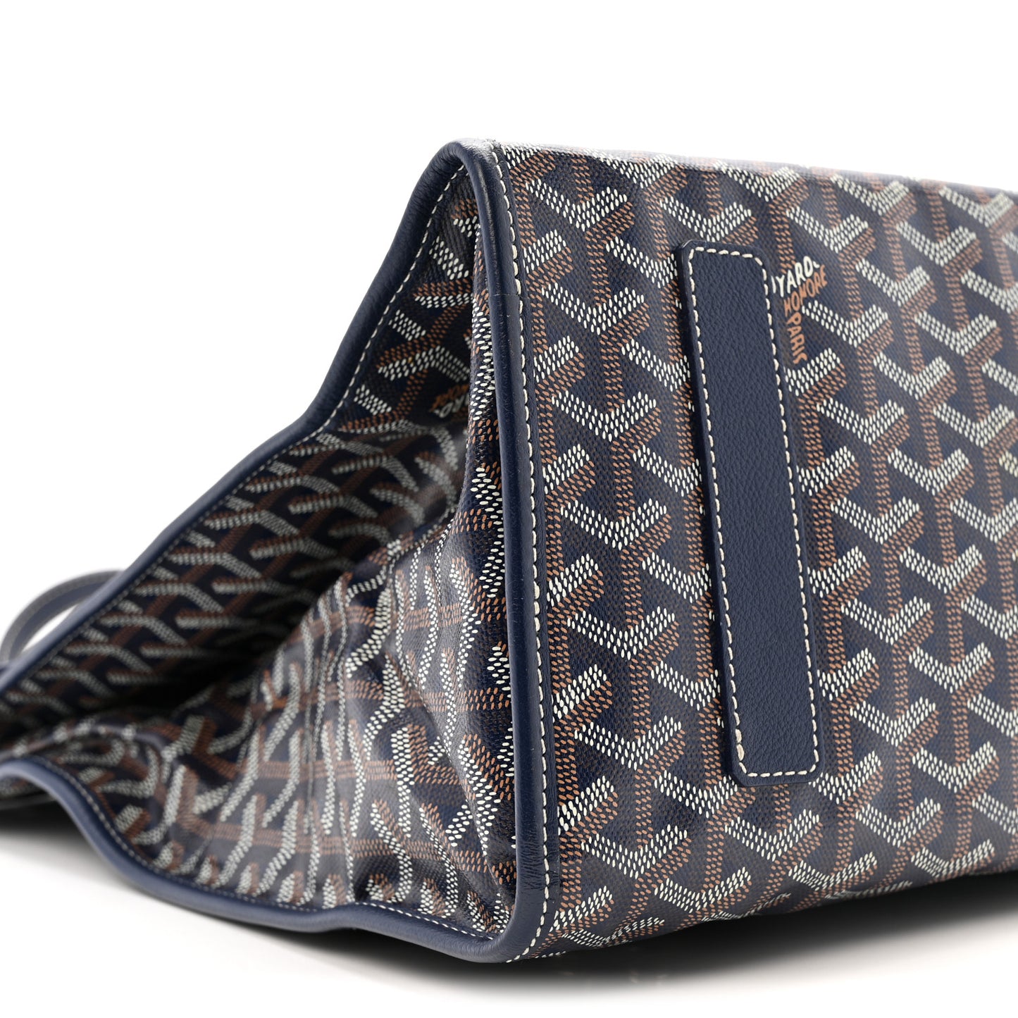 Goyardine Saint Leger Soft Briefcase Backpack Navy