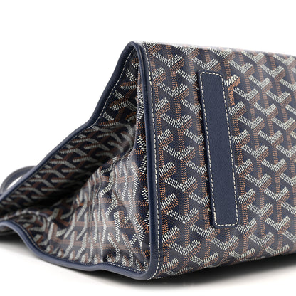 Goyard Goyardine Saint Leger Soft Briefcase Backpack Navy 8 of 12