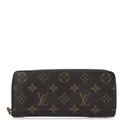 Louis Vuitton Monogram Clemence Wallet Fuchsia 1 of 7