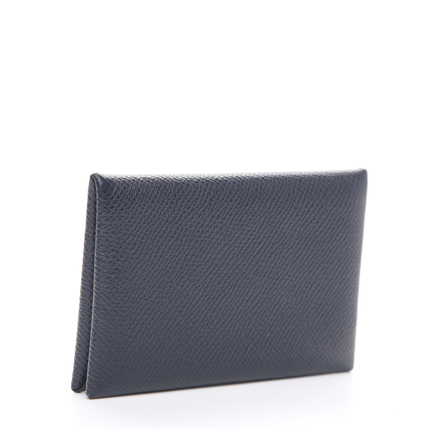 Hermes Epsom Calvi Card Case Bleu Nuit 3 of 8