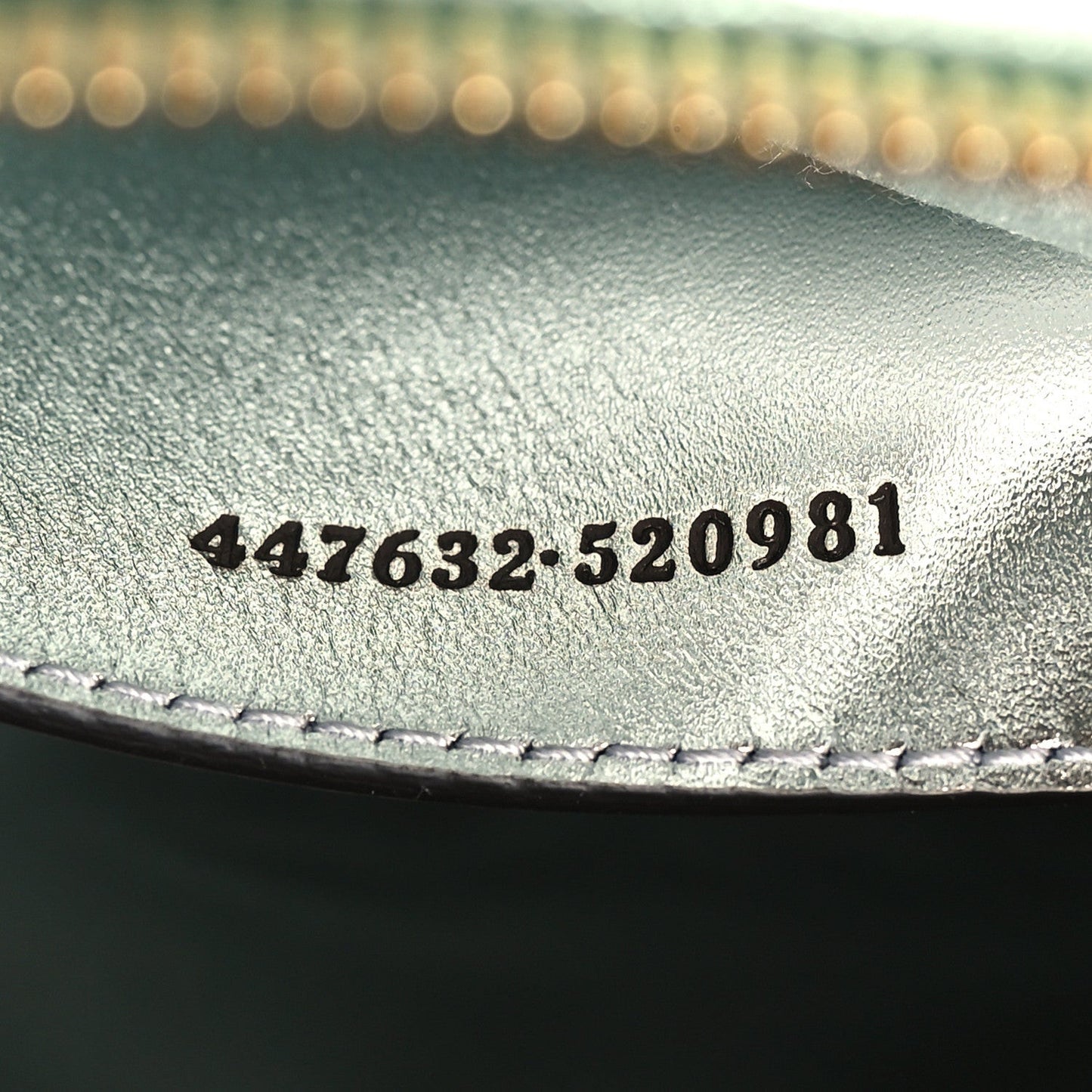 Iridescent Nappa Chevron Matelasse Small GG Marmont Chain Shoulder Bag Iridescent Salvy Green