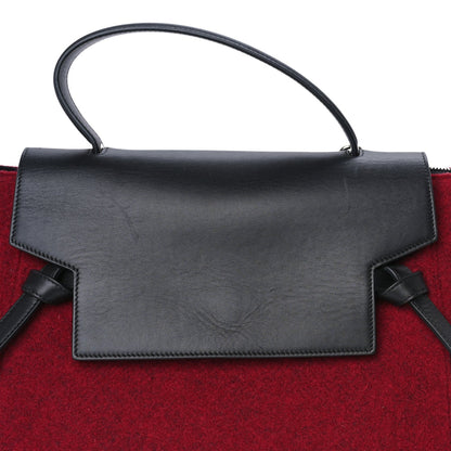 Celine Felt Smooth Calfskin Mini Belt Bag Red 6 of 7