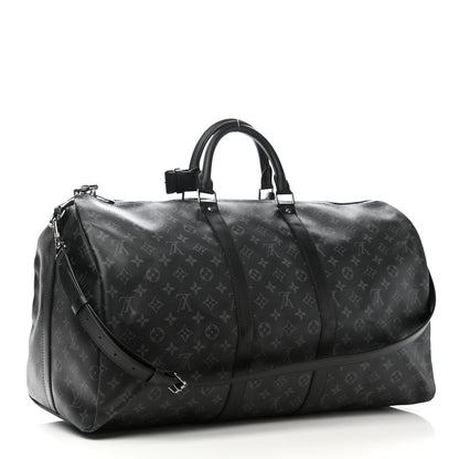 Louis Vuitton Monogram Eclipse Keepall Bandouliere 55 2 of 10